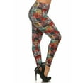 thumbnail image 2 of One Size (plus) Abstract geometric printed knit legging, 2 of 3