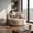 Beige, variant on Oversized Bean Bag Chair with Backrest & Cushion, Cozy Round Floor Sofa Chair for Living Room & Bedroom, Soft Plush Lounge Chair,Pink