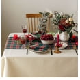 thumbnail image 4 of Nvzi Servilletas de tela navideñas (juego de 6), 16 x 16, servilletas de fiesta o servilletas de tela rojas (a cuadros), 4 of 5