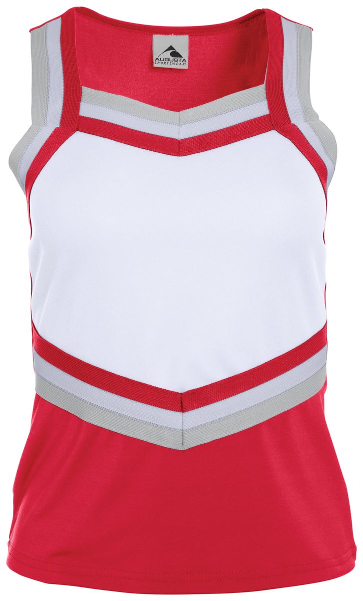 Augusta Sportswear Red/ White/ Metallic Silver 6374 XL - image 2 of 4
