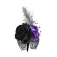 thumbnail image 4 of balikha Artificial Flower Wrist Corsage Bracelet for Anniversary Homecoming Ceremony purple, 4 of 9