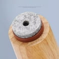 thumbnail image 4 of Reduce Noise 15mm/18mm/20mm/22mm/24mm/28mm/30mm Skid Nail-on Chair Table Leg Protector Furniture Felt Pad Slider Glide Pads WHITE 28MM, 4 of 8