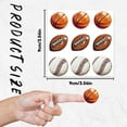thumbnail image 2 of 180pcs Sport Ball Stickers 3.54x3.54 inch Self-Adhesive Paper Decorative Stickers Waterproof Baseball Basketball Volleyball Sticker for Scrapbook Calendar Party Gift Bag Decor Mixed Color, 2 of 9