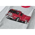 thumbnail image 4 of Popshion Boys Pajamas for Toddler Clothes Set Fire Truck Sleepwear Long Sleeve 100% Cotton 2 Piece Kids Pjs Size 3-7 Years 4T/6925, 4 of 6