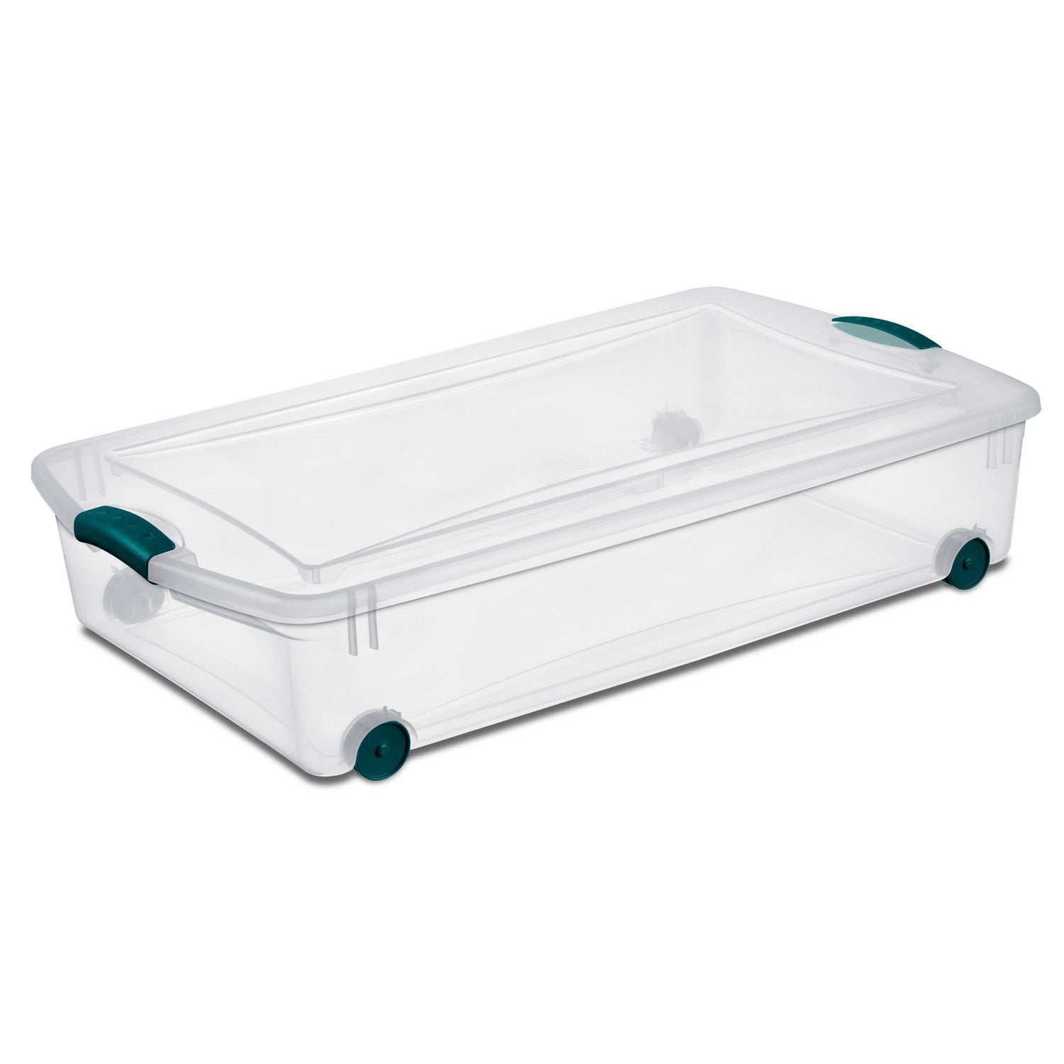 Sterilite 47 Liter Wheeled Underbed Latch Box - Blue - Walmart.ca