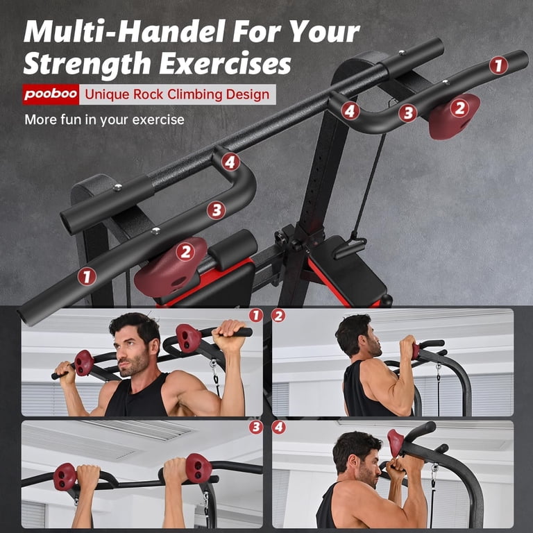 LNOW Power Tower with Rock Climbing Grip, 480 lb Capacity photo 2