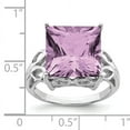 thumbnail image 2 of Sterling Silver Pink Quartz Ring. Gem Wt- 7.85ct, 2 of 2