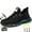 Black blue, variant on Ecetana Men's Steel Toe Shoes Slip Resistant Puncture Safety Work Sneakers