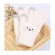 thumbnail image 2 of Guantes de invierno 1 par de guantes de mujer, guantes cálidos de felpa de invierno para mujer (color: blanco, talla de guante: talla única), 2 of 5