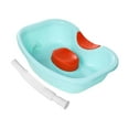 thumbnail image 4 of Bañera de lavado de cabello enjuague Tazón de limpieza para el cabello bandeja de lavado portátil bandeja para lavado para sala de estar de noche Verde, 4 of 8