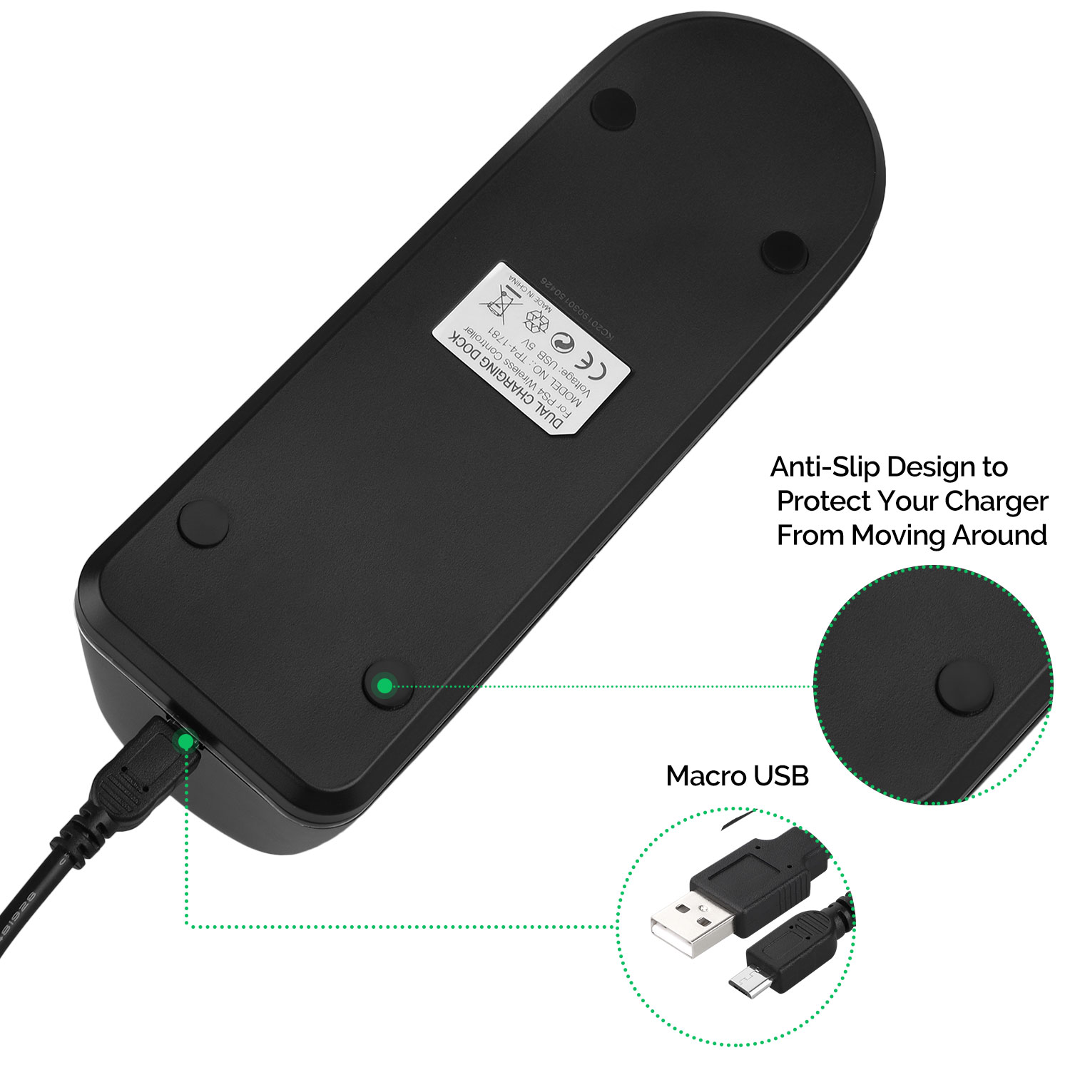 TSV Dual Controller Charging Station for PS4 photo 7