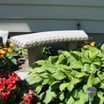 thumbnail image 5 of Emsco Group Outdoor Resin Garden Bench Statue, Sandstone, 5 of 6