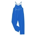 thumbnail image 5 of Girls' Jumpsuits Rompers Summer Clothes for Teens Rompers with Pockets Wide Leg Jumpsuit Kids Clothes Girls Size 4-5 Years Girls Fashion, 5 of 5