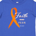 thumbnail image 4 of Inktastic Faith over Fear Leukemia Awareness with Orange Ribbon Boys or Girls Baby T-Shirt, 4 of 5