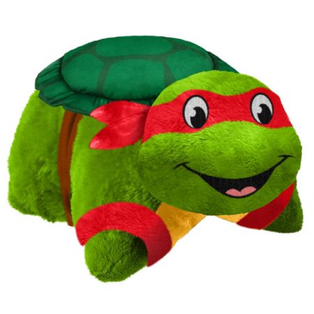 Pillow Pets Tmnt Raphael Plush 16 Stuffed Animal Toy Walmart Com