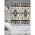 thumbnail image 3 of Bedroom Curtains 63 Inches length, Brown Aztecs Window Treatment Curtain Drapes, Southwestern Stripe Native American Boho Rod Pocket Curtain Panels for Living Room Kitchen, 42"x63", 2 Panels, 3 of 7
