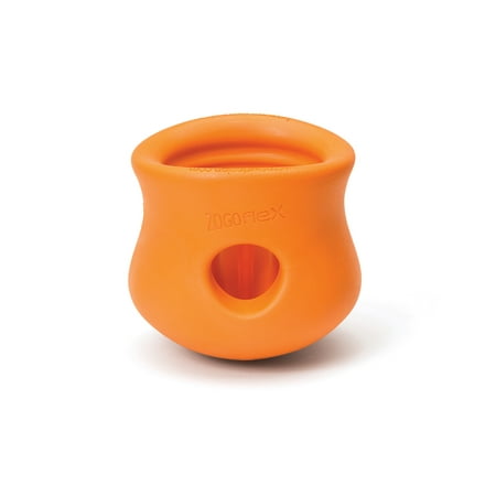 UPC: 0747473750284 | West Paw Zogoflex Toppl Large 4  Dog Toy Tangerine