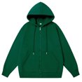 thumbnail image 3 of Zszcpp Men Short Coats Full Hooded Sweatshirt Zip Up Hoodie Pullover With Pocket Long Sleeve Casual Coat, 3 of 6