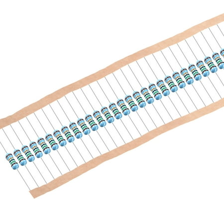 

1/2W 150K Ohm Metal Film Resistors 0.5W 1% Tolerances 5 Color Bands 100Pcs