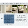 thumbnail image 6 of Outdoor Waterproof Taffeta Fabric By The Yard - Soimoi Leaves Print Blue | UV Resistant | Ideal for Cushion Covers, Raincoats, Shower Curtains & More | 56" Width, 6 of 7