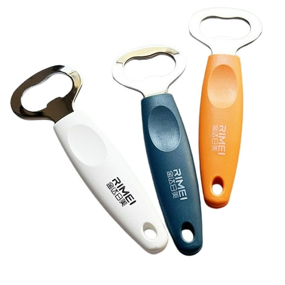 HomeLife Bottle Opener Durable Carbon Steel Beer Bottle Opener Comfortable Grip Anti-Rust Can Opener Kitchen Accessories