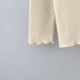 thumbnail image 4 of HCNTES Boys Girls Long Sleeve T-Shirt 10-12T, Cotton Solid Color Crewneck Kids Causal Basic Tee(Beige,5-6 Years), 4 of 5