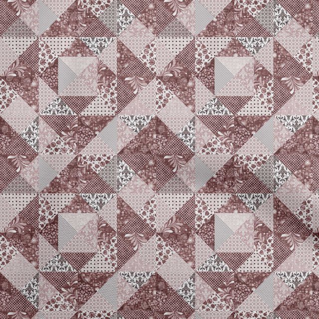oneOone Rayon Brown Fabric Asian Floral Sewing Craft Projects Fabric Prints By Yard 56 Inch Wide