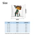 thumbnail image 4 of Fundas de almohada de terciopelo Psychonauts, fundas de almohada decorativas suaves y acogedoras con cremallera oculta para dormitorio, sofá, sillón, funda de almohada de terciopelo, 4 of 8