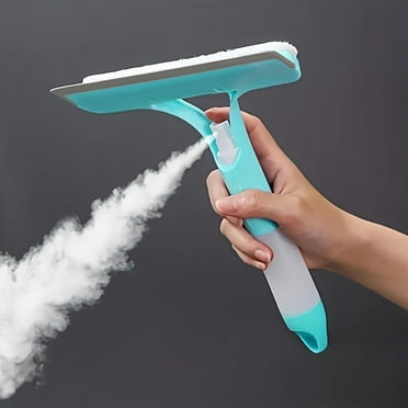 Hariumiu Cleaning Brush with Integrated Scraper All-Purpose Shower Glass Cleaner Easy to Clean Rust-Resistant Window Scraper