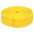thumbnail image 1 of Uxcell Polyester Taekwondo Colored Ranking Belt For Practitioners Yellow 1.57"x9.2', 1 of 5