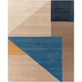 thumbnail image 2 of Mark&Day Wool Rugs, 9x13 Netersel Modern Denim Area Rug, Beige Brown Blue Carpet for Living Room, Bedroom or Kitchen (9' x 13'), 2 of 6