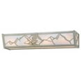 thumbnail image 4 of Meyda 150132 24 in. Alpine Vanity Light, Nickel & Cai, 4 of 5
