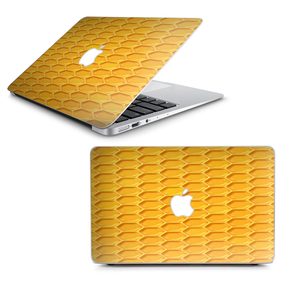 Yellow Blue Macbook Stickers Macbook Air 13 Skins Full Coverage Macbook pro Touch Bar 13 Pro 15 inches Stickers Hindi Red letters Macbook