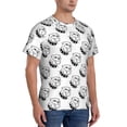 thumbnail image 4 of Yiaed Cool Dog Print Mens Short Sleeve Tight Fit T-Shirt, Crewneck Casual Tee-3X-Large, 4 of 5