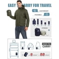 thumbnail image 5 of Packable Puffer Jacket Men Pioneer Camp 16oz Hooded 3 Pockets, 5 of 5