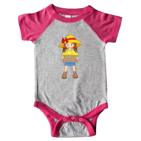 

Inktastic Farming Girl with Crate of Lemons Gift Baby Girl Bodysuit