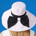 thumbnail image 4 of WEIYLL Chapeau de Soleil pour Femmes Robe d'Été Grand Feuille Fleur pour Douche Nuptiale Violet, 4 of 7
