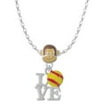 thumbnail image 1 of Delight Jewelry Love with Softball Mia Monkey Charm Necklace, 1 of 4