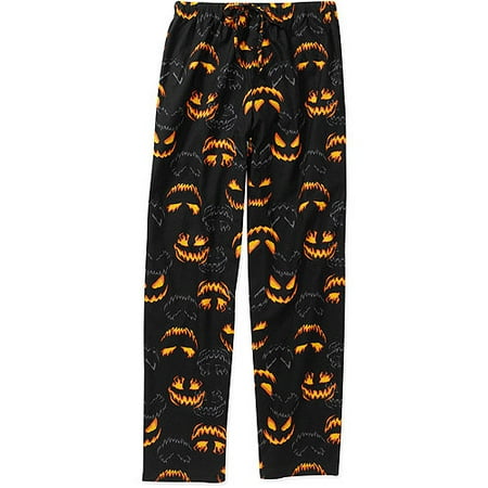 Men's Halloween Poplin Sleep Pants