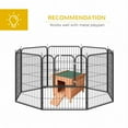 thumbnail image 6 of Spaco Small Wooden Rabbit Hutch Bunny Cage with Openable & Waterproof Roof, Pig Cage Duck House Dog House, Orange, 6 of 11