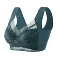 thumbnail image 1 of WILLBEST Paquete De Brasier Para Mujer Sujetador Deportivo De Copa Completa Y Fina Para Mujer, Talla Grande, Sin Aros, Con Encaje, Talla Grande, 3046, 1 of 4