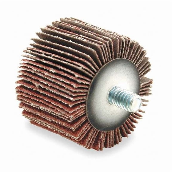 Arc Abrasives Flap Wheel,AO,1-1/2x1x1/4-20 Shank,80G 12190