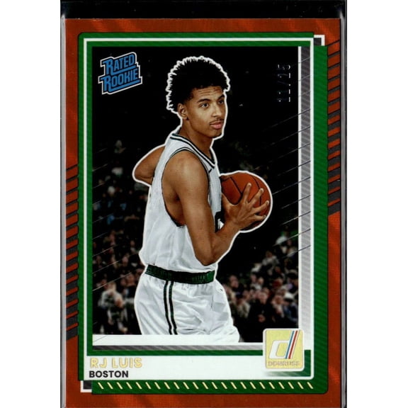 2025 Panini Donruss Red RJ Luis St Johns Red Storm #98 11/15 Basketball Card St. John's Red Storm NCAA Basketball Trading Card