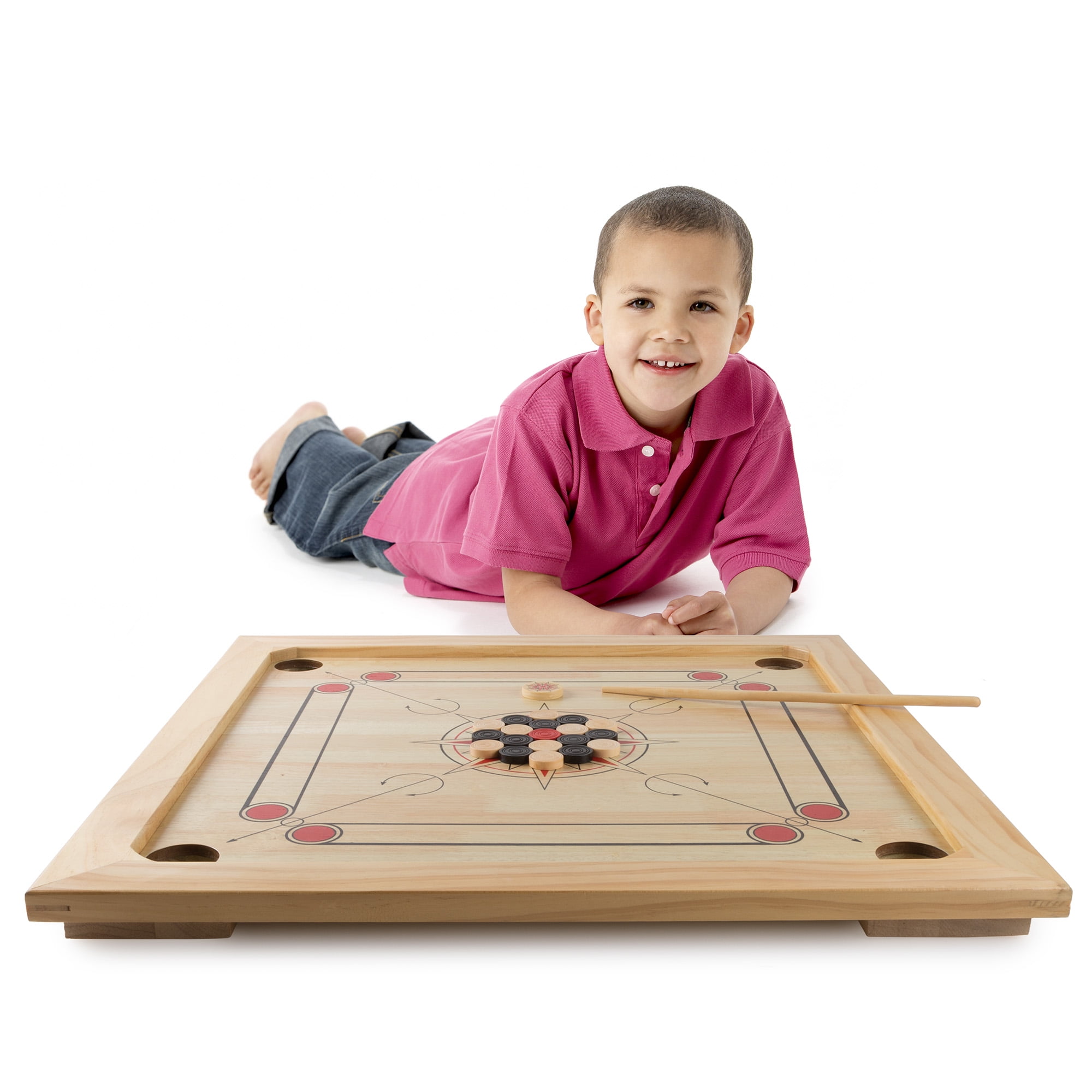 Details about   Pro 33" Large Carrom Board Wooden Game With Coins & Striker 296-AOMH 