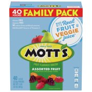 Mott's Medleys Fruit Snacks Family Size - 40 ct- Pack of 2