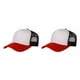 thumbnail image 1 of Minnieouse Gorra de béisbol deportiva para niños y niñas, moda clásica, gorras con viseras de protección solar, malla transpirable, sombreros Rojo Blanco Negro 2piezas, 1 of 6