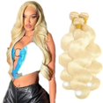 thumbnail image 1 of Hair Bundle Auokmar 613 Blonde Body Wave, 20, 22, 24 cm, 150% 8A, 1 of 7