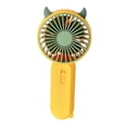 thumbnail image 2 of Ventilador de mano USB portátil Mini ventilador de bolsillo para desplazamientos, camping y exteriores Amarillo, 2 of 9