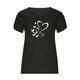 thumbnail image 4 of Blusa informal con estampado de manga corta y cuello en V de verano para mujer con estilo OAVQHLG3B Store  lin121212, 4 of 4