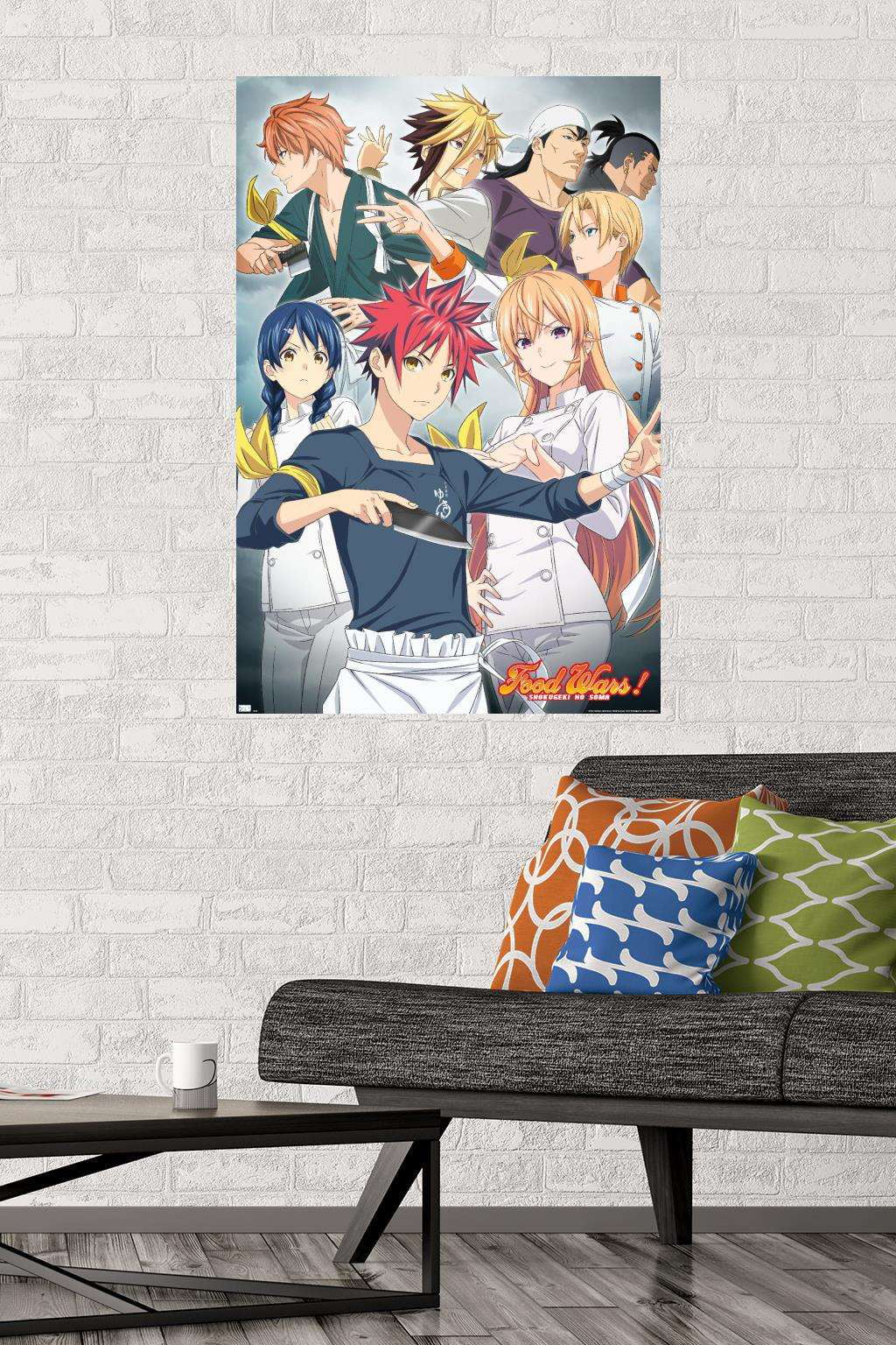  Cartoon world Shokugeki no Soma Yukihira Souma Home Decor Japan  Poster Wall Scroll Anime 028: Posters & Prints
